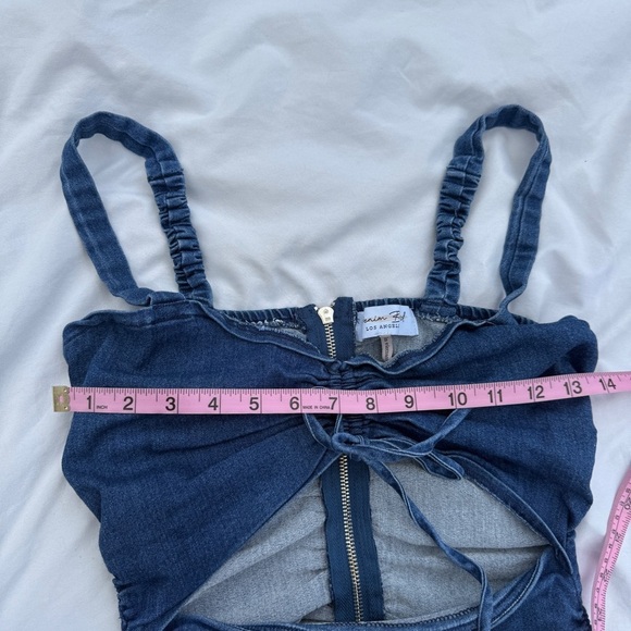 🔥 Denim Cut-Out Mini – Size S - Picture 3 of 4
